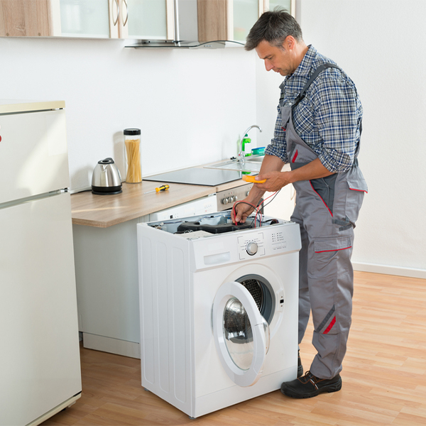 can you walk me through the steps of troubleshooting my washer issue in Grantley